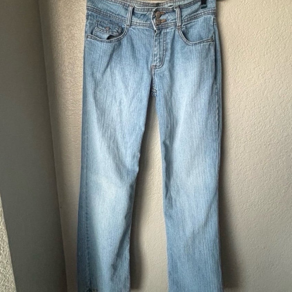 Ellemenno Women's Light‎ Blue Wash Boot cut Jeans Juniors Size 5